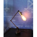 Lampe a poser Tube articule Vintage Industriel pour ampoule a filament