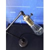 Lampe a poser tube acier vintage industriel ampoule à filament