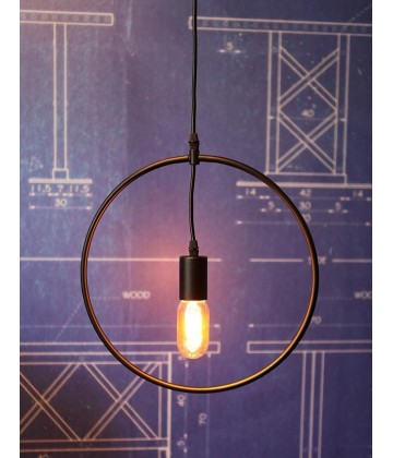 Suspension geometrique design Etoile / Cercle / Carre / Triangle / Rectangle - Pour Ampoule a filament Edison
