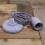 Suspension Douille porcelaine Gris et cable textile Noir & Blanc - Pour Ampoule a filament Edison