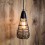 Suspension a cage fermee style vintage industriel - Pour Ampoule a filament Edison
