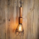 Suspension baladeuse garage vintage industriel - Pour Ampoule a filament Edison