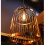 Suspension Cage a Oiseaux style vintage industriel - Pour Ampoule a filament Edison