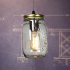Suspension style Vintage Bocal Petit modèle- Pour Ampoule a filament Edison