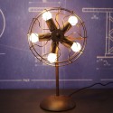Lampe a poser - style ventilateur de bureau -vintage industriel