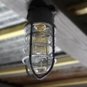 Applique murale ou plafond à cage Vintage Industriel- Pour Ampoule a filament Edison