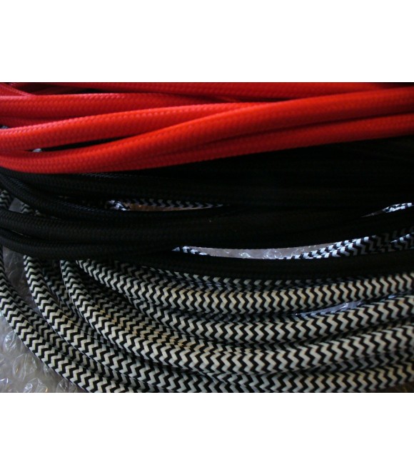 Câble Textile Rétro 3 Conducteurs